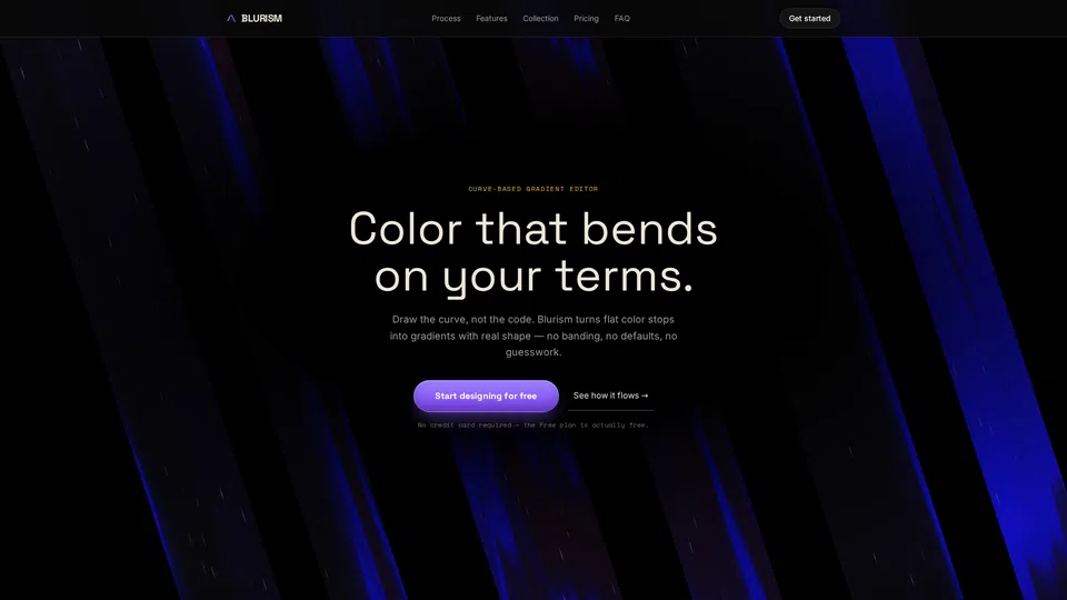 Homepage snapshot at launch