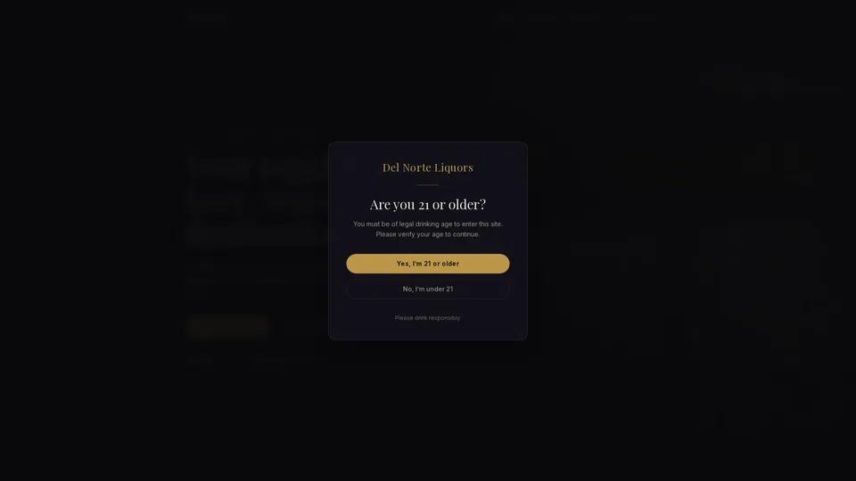 Homepage snapshot at launch