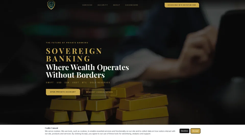 Homepage snapshot at launch