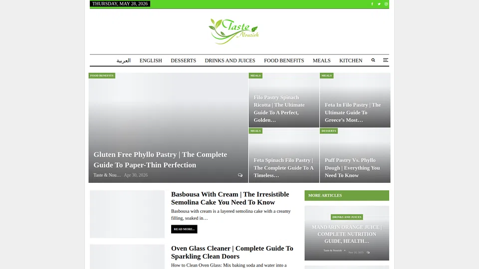 Homepage snapshot at launch