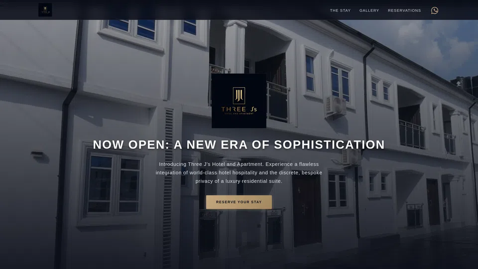 Homepage snapshot at launch