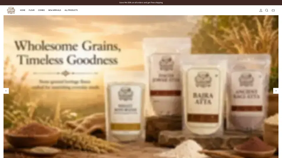 Homepage snapshot at launch