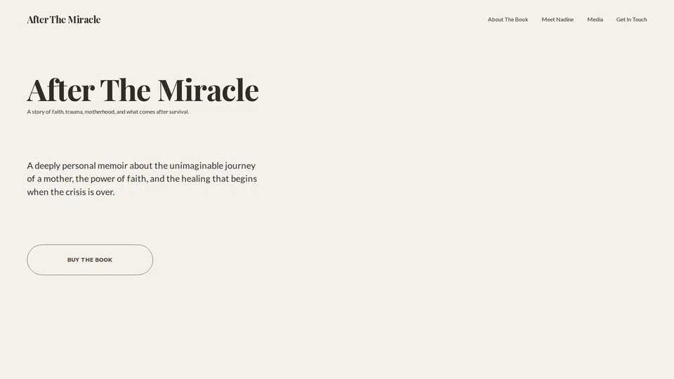 Homepage snapshot at launch