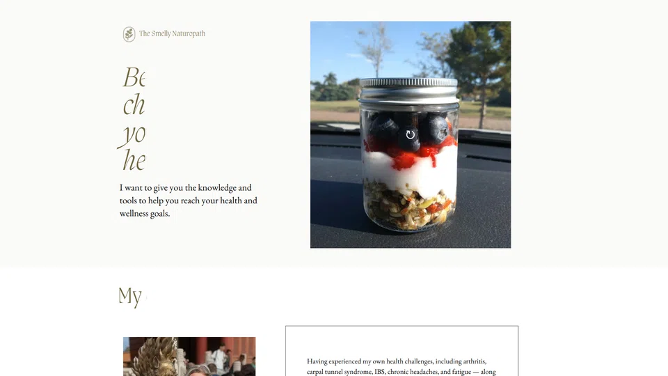 Homepage snapshot at launch