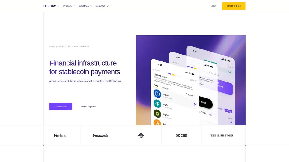 Homepage snapshot at launch