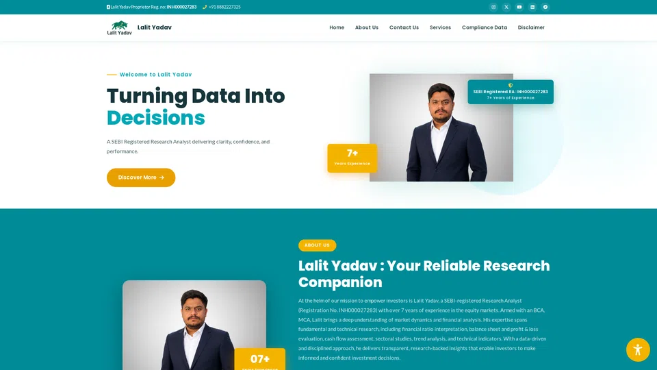 Homepage snapshot at launch