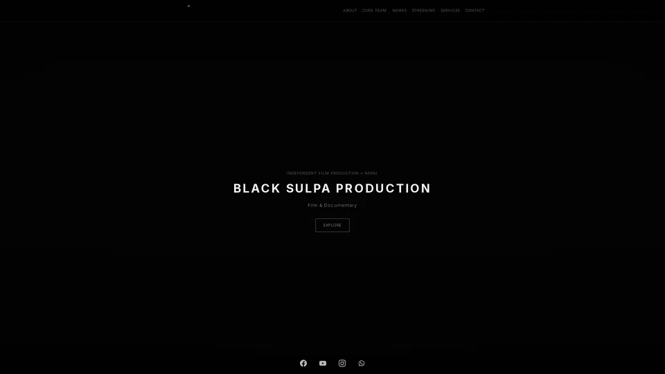 Homepage snapshot at launch