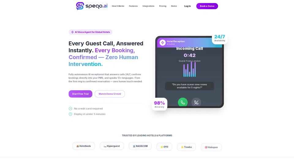 Homepage snapshot at launch
