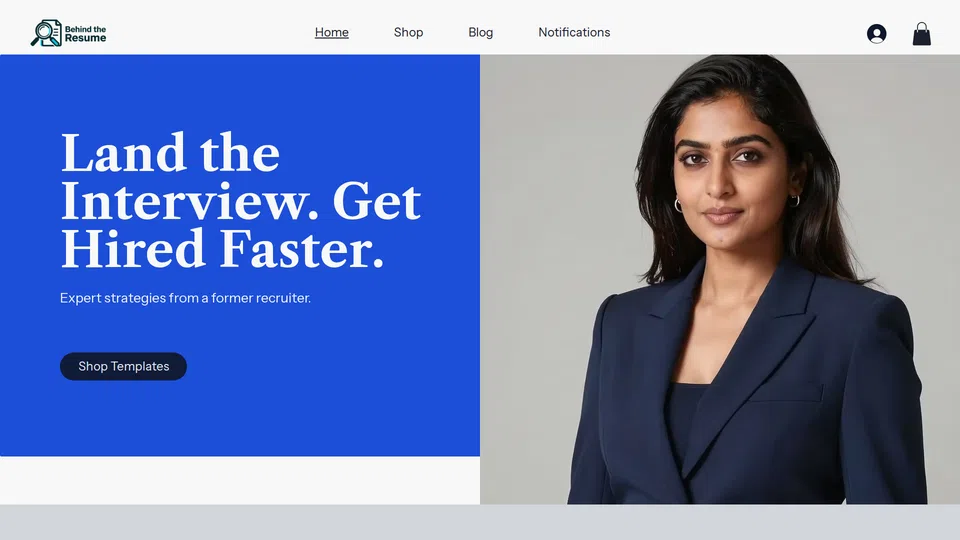 Homepage snapshot at launch