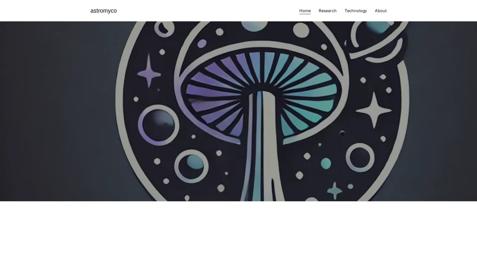 Homepage snapshot at launch