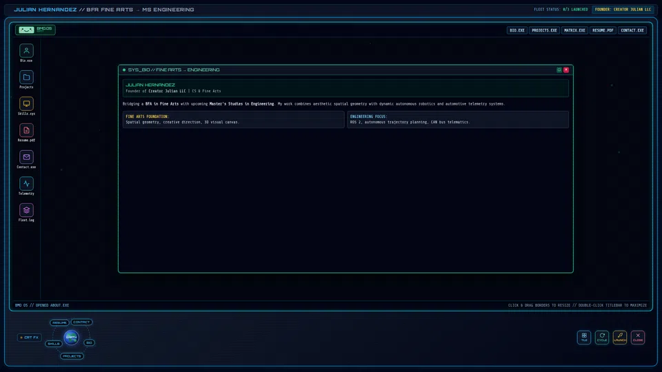 Homepage snapshot at launch