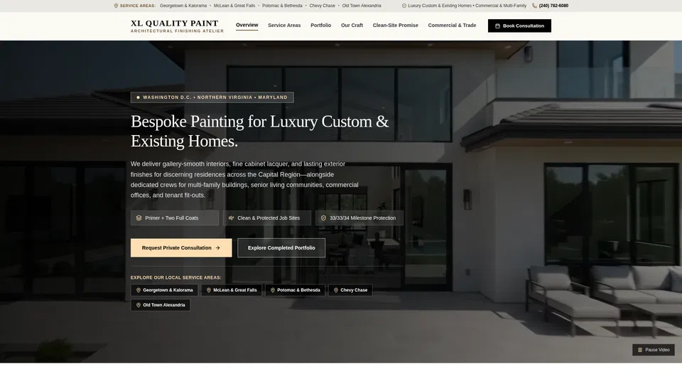 Homepage snapshot at launch