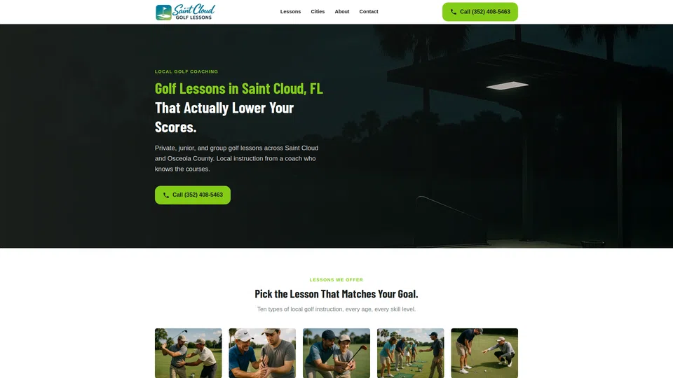 Homepage snapshot at launch