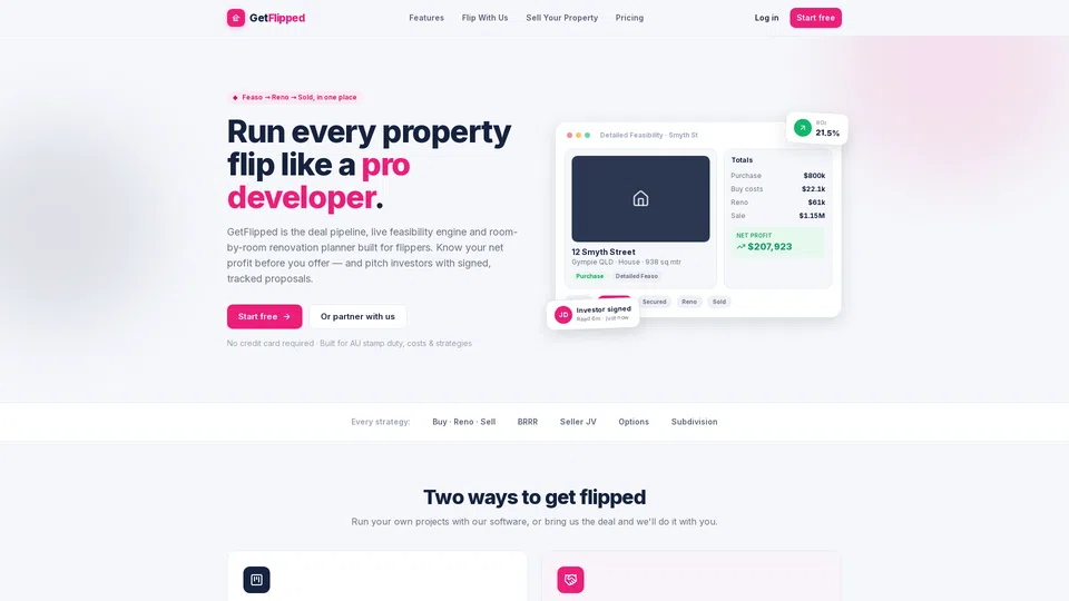 Homepage snapshot at launch
