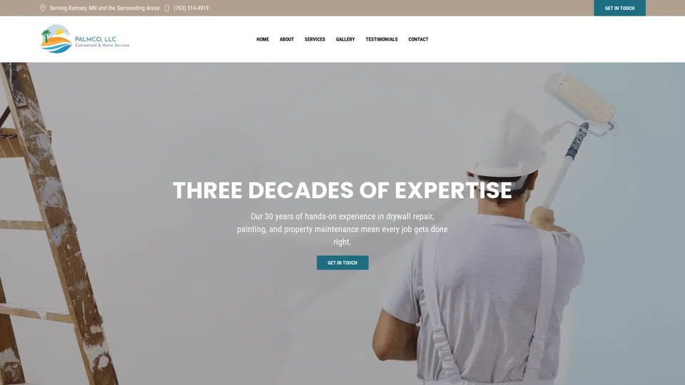 Homepage snapshot at launch