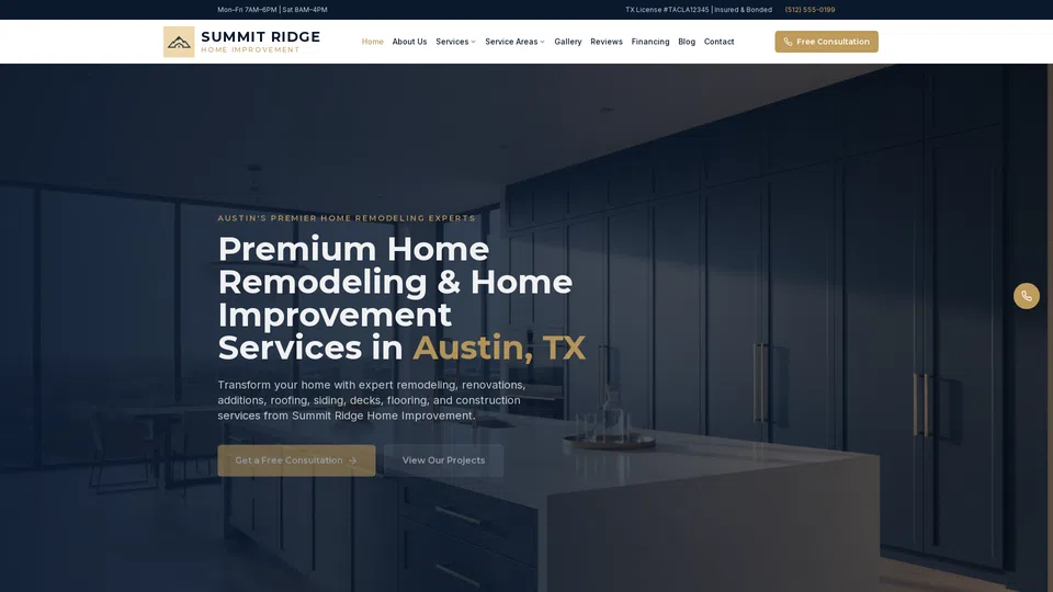 Homepage snapshot at launch