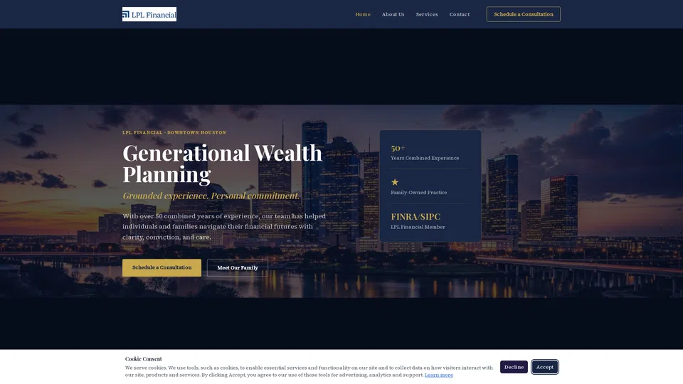 Homepage snapshot at launch