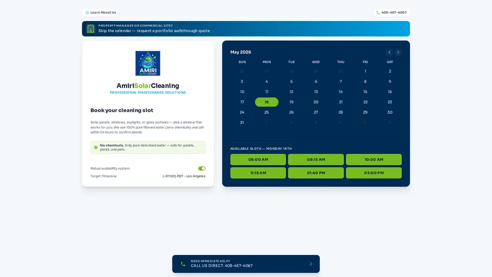 Homepage snapshot at launch