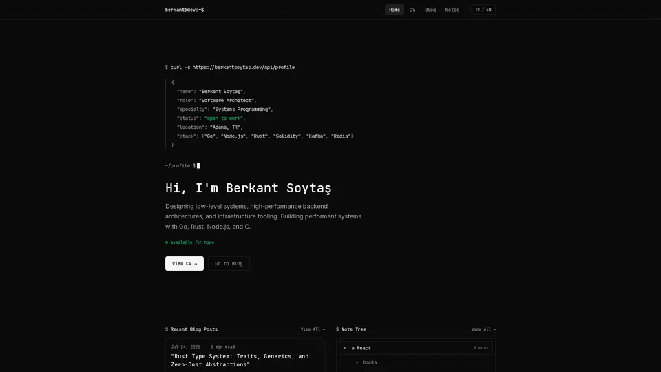 Homepage snapshot at launch