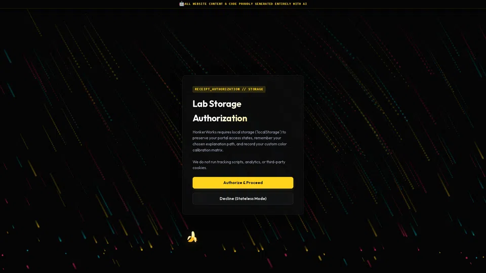 Homepage snapshot at launch