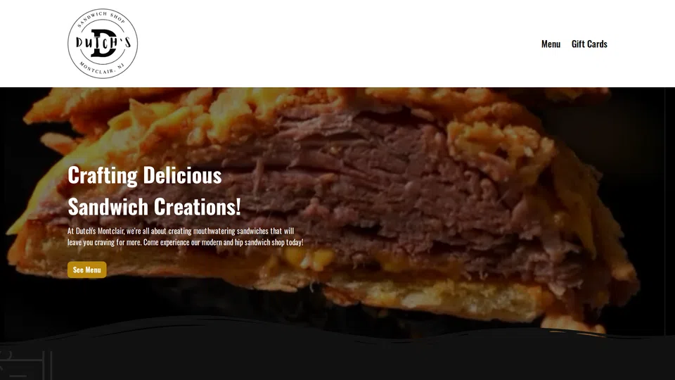 Homepage snapshot at launch