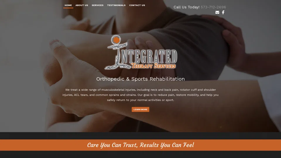 Homepage snapshot at launch