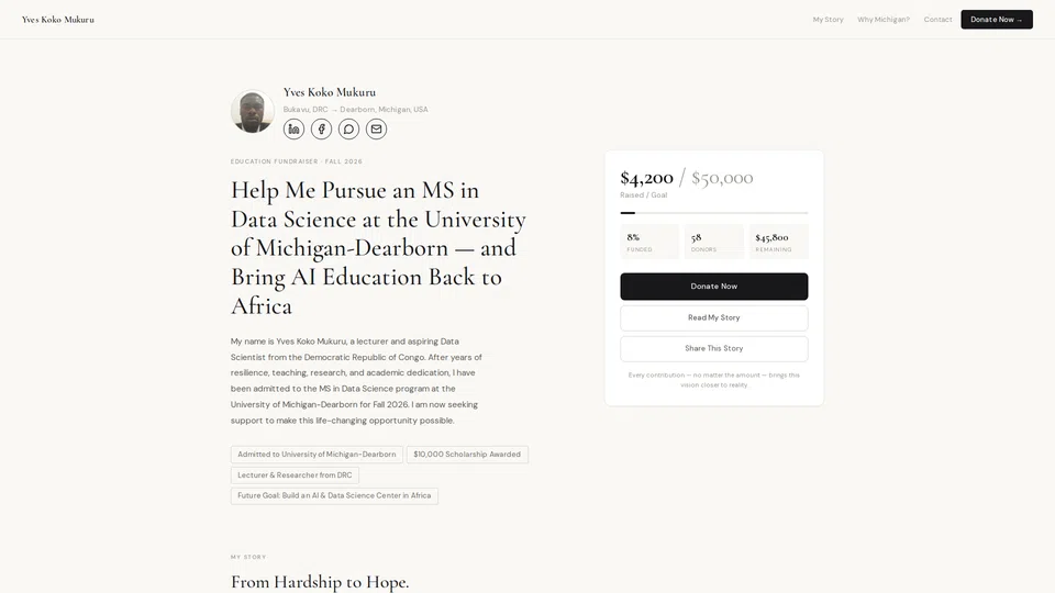 Homepage snapshot at launch