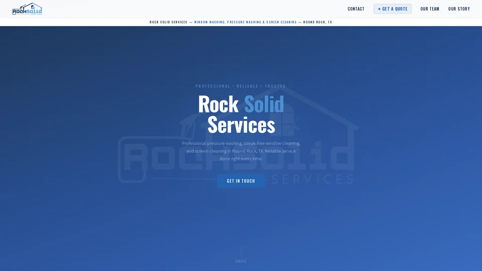 Homepage snapshot at launch