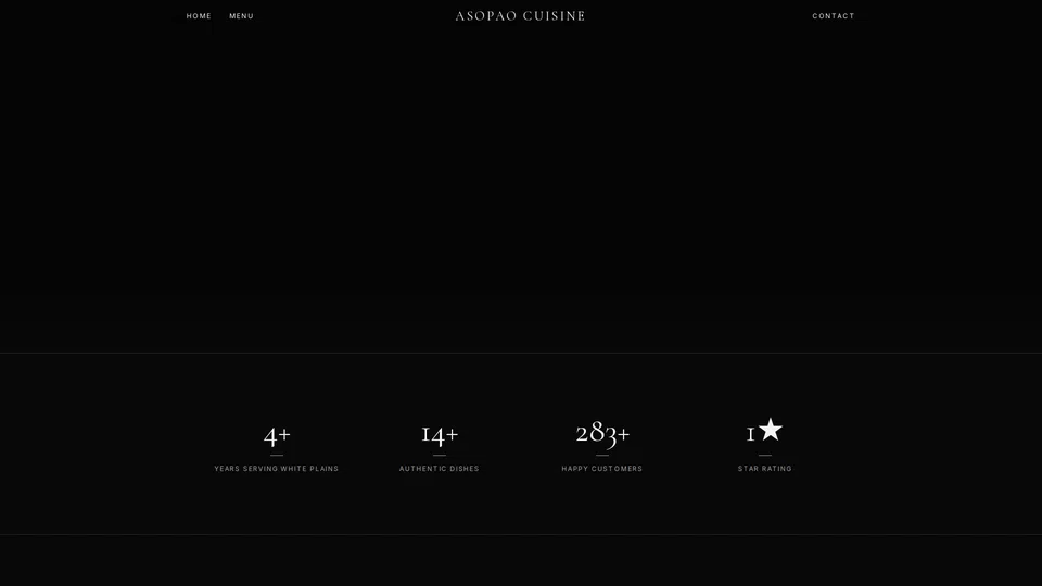 Homepage snapshot at launch