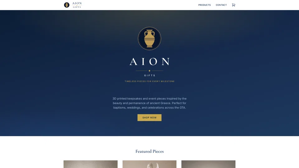 Homepage snapshot at launch