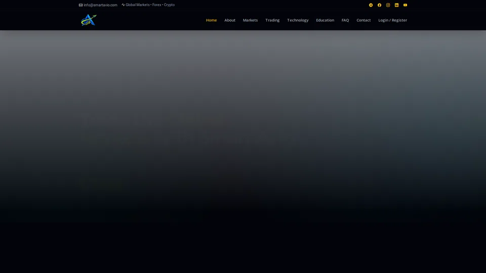 Homepage snapshot at launch