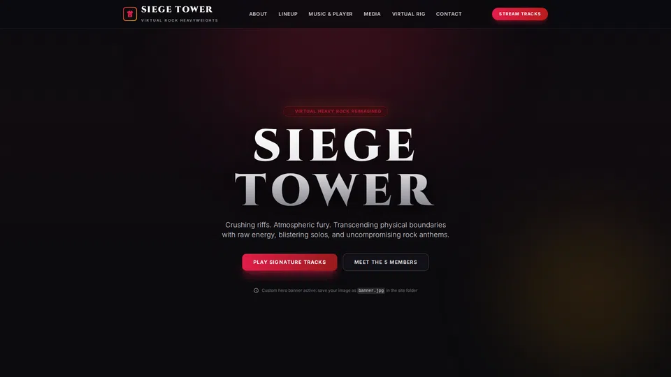 Homepage snapshot at launch
