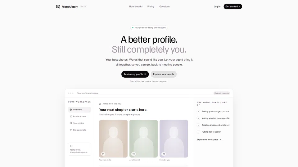 Homepage snapshot at launch