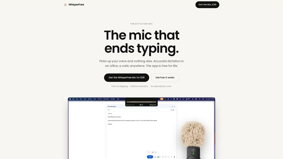 Homepage snapshot at launch