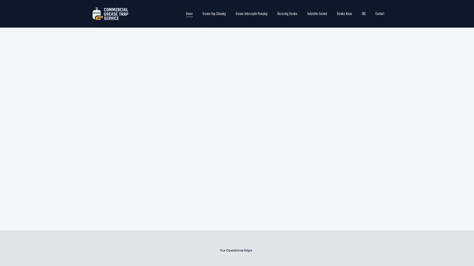 Homepage snapshot at launch