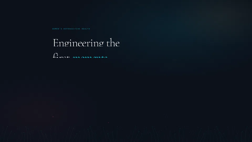 Homepage snapshot at launch