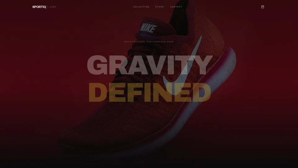 Homepage snapshot at launch