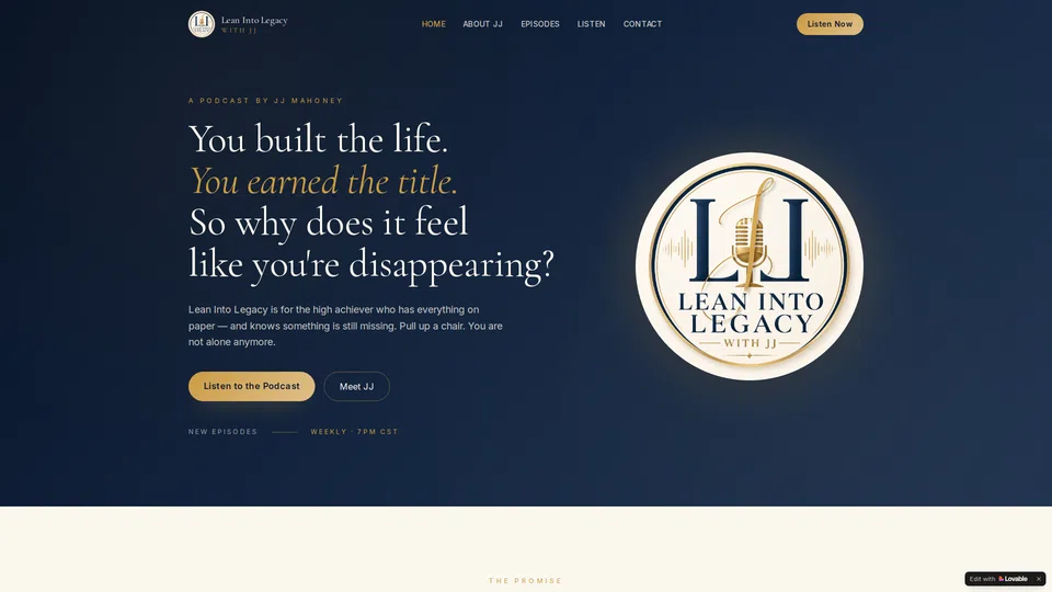 Homepage snapshot at launch