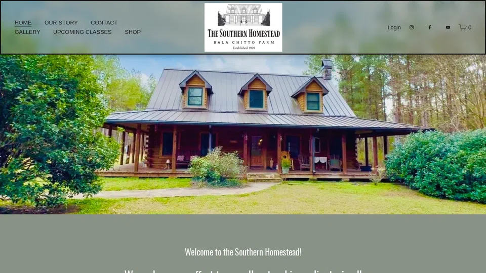Homepage snapshot at launch