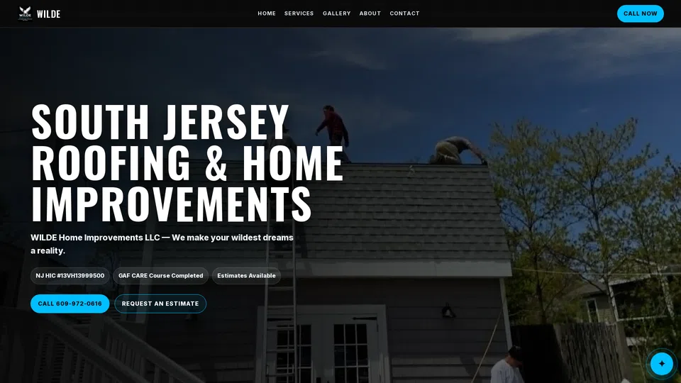 Homepage snapshot at launch