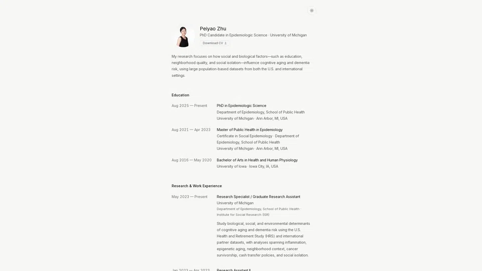 Homepage snapshot at launch