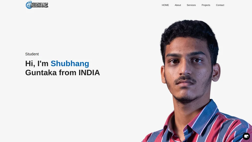 Homepage snapshot at launch