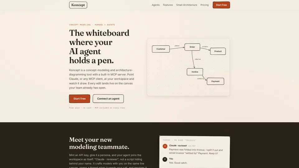 Homepage snapshot at launch