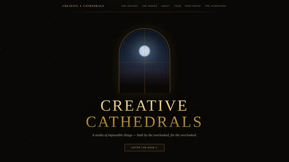 Homepage snapshot at launch