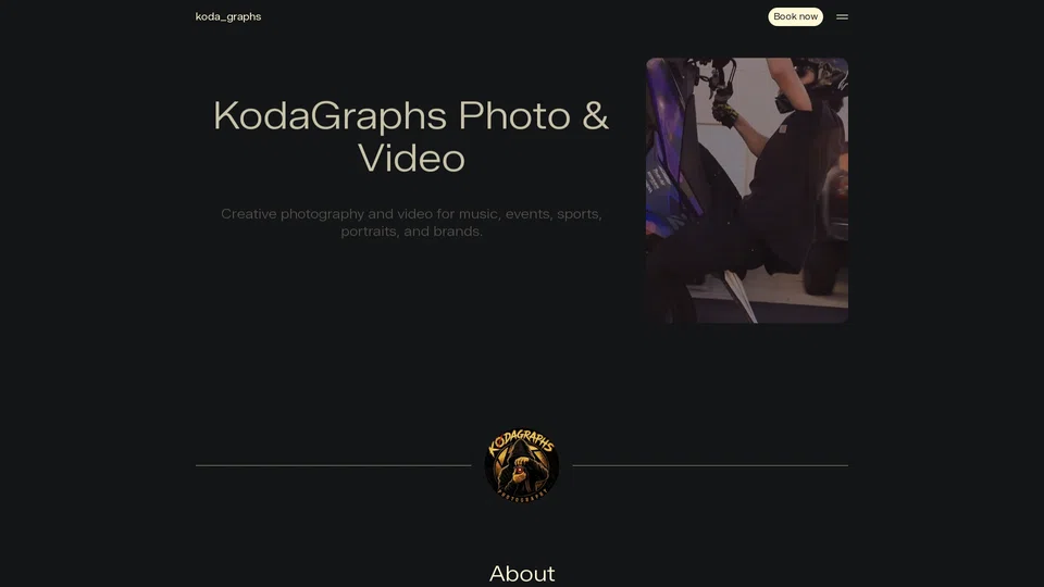 Homepage snapshot at launch