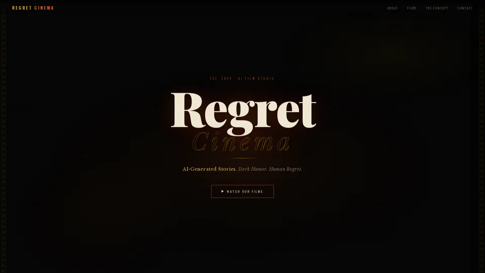 Homepage snapshot at launch