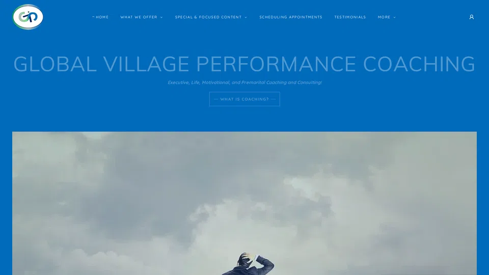Homepage snapshot at launch