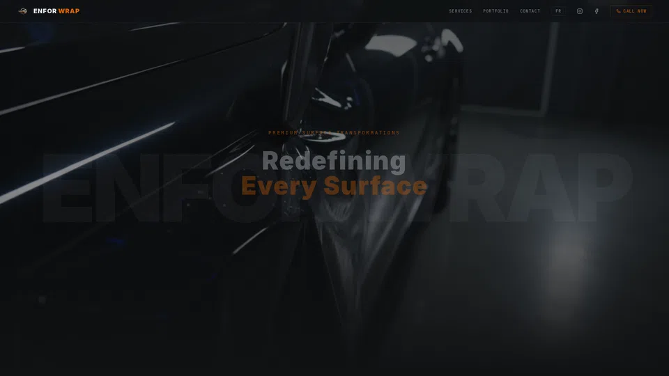Homepage snapshot at launch