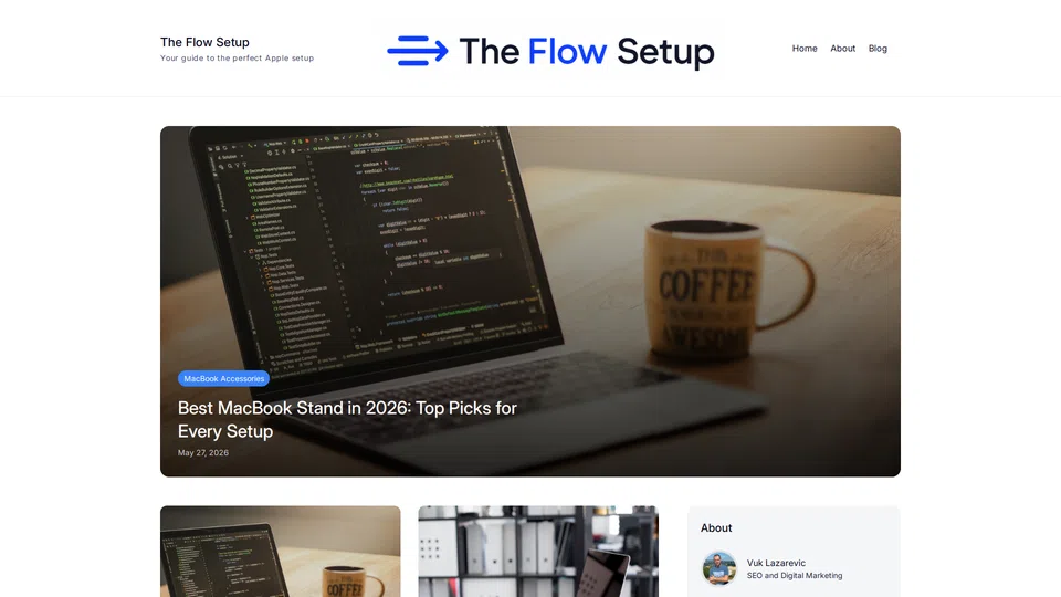 Homepage snapshot at launch