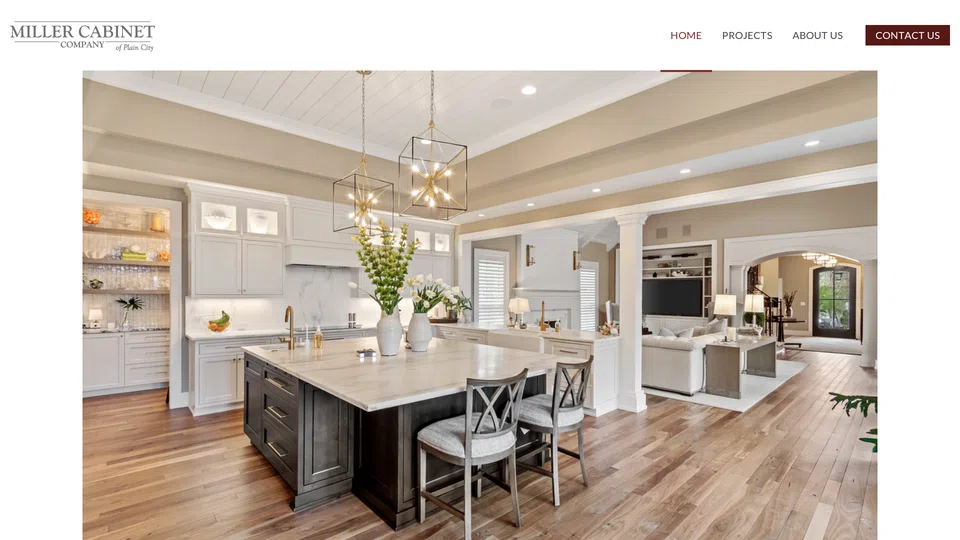 Homepage snapshot at launch